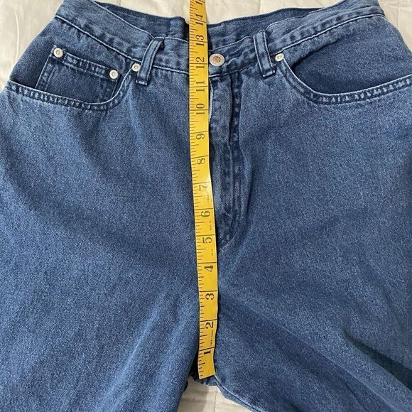 Vintage LA BLUES Jeans Size 12 Women Blue High Rise Mom Straight Taper Leg Gr… - Picture 5 of 7
